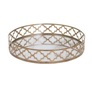 Handmade Eco-Friendly Round Steel Tray Minimalist Design Reusable Durable Portable 200mm Cocktail Tray for Elegant Wine Bars - Product Image 4
