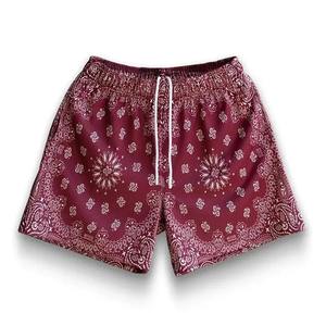 Shorts d'été pour hommes 2024, tendance décontractée haut de gamme, motif floral, service OEM, écologiques, séchage rapide, sublimation personnalisée - Product Image 2