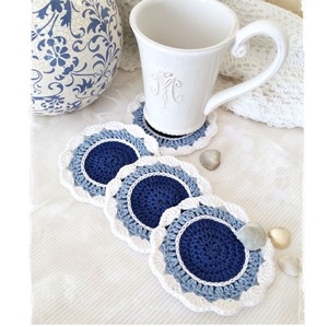 Posavasos de lino de tela suave con forma cuadrada y estampado de flores simples para posavasos de mesa de restaurante en casa - Product Image 6