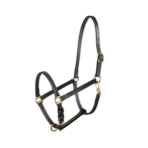 Un fournisseur indien propose un licou en cuir marron de style selle anglaise avec raccord de basse uni au design surélevé - Product Image 6