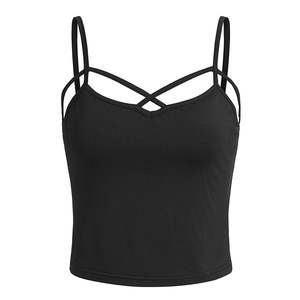 Camisetas sin mangas personalizadas de la mejor calidad para mujer, estilo informal de verano con características transpirables y su logotipo, venta al por mayor - Product Image 1