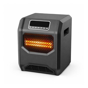 Chauffage infrarouge électrique à quartz avec télécommande, thermostat numérique, protection des bords et verrouillage enfant pour chambre à coucher - Product Image 3