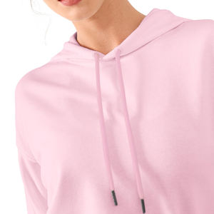 Sweat à capuche court pour femme élégant avec cordon de serrage réglable et tissu doux pour le confort et les tenues décontractées-Service de gros - Product Image 5