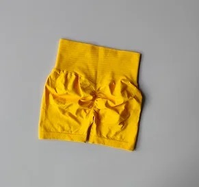 Pantalones cortos deportivos personalizados para gimnasio Peach Hip Lifting para mujer, cintura alta y ajuste de cintura, adelgazamiento, correr, secado a velocidad de cadera, tres - Product Image 2