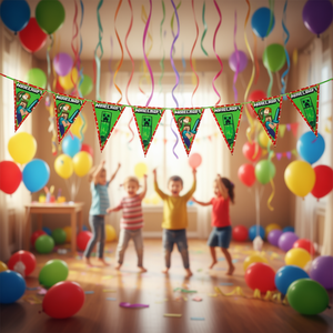 Guirlande de bannière Minecraft en papier 2,3 m, décorations suspendues, fournitures de fête, lot de 2 - Product Image 3