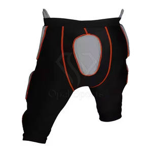 Pantalones Cortos de Fútbol Americano Transpirables de Talla Grande, Fabricados en Pakistán, con Botones, Color Sólido, Diseño Personalizable con Logotipo, 100% Poliéster - Product Image 2