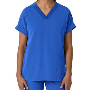 Haut de blouse de travail ample à épaules tombantes pour femme, en tissu doux de qualité supérieure, uniformes d'infirmière lavables, tenues médicales pour hôpital 2026 - Product Image 2