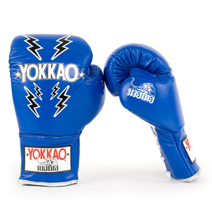 Guantes de boxeo de cuero PU de alta calidad con función de cordones Protectores de manos para boxeo y uso en estadios MMA - Product Image 1