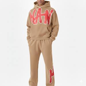 Ensemble de survêtement pour homme, coupe moderne, deux pièces, sweat-shirt et pantalon pour la salle de sport et le quotidien - Product Image 4