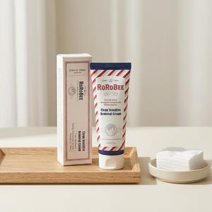 ครีมกำจัดขน ROROBEE Clean Sensitive สูตรอ่อนโยน กลิ่นสมุนไพร สำหรับใต้วงแขน ขา แขน ลำตัว บิกินี่ไลน์ สำหรับผู้ชาย ผลิตในเกาหลี - Product Image 1