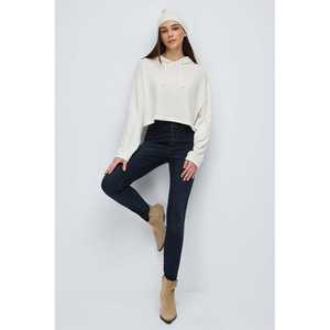 Top Corto con Capucha de Tacto Suave en Tejido de Punto - Product Image 2