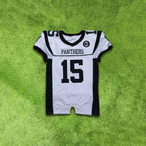 Camiseta personalizable de fútbol americano juvenil de manga corta con impresión de sarga de aparejos, ropa personalizada, proveedor líder de Pakistán - Product Image 4