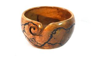 Bol en fil de bois fabriqué à la main conception de découpe de tourbillon Style Simple tricot Crochet fournitures cadeau parfait - Product Image 3