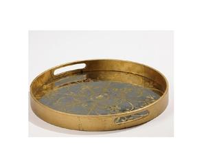 Placa de cargador de hierro inspirada en la granja con metalistería duradera adecuada para bodas con clase y estilo de cena en casa - Product Image 1