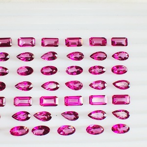 เครื่องประดับบุษราคัมสีชมพูธรรมชาติคุณภาพดีคุณภาพสูงพลอยให้ความร้อนมีเฉดสีสดใสสวยงามได้รับการรับรองจากโรงงาน - Product Image 4