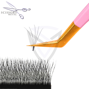 Pinzas de Precisión de Acero Inoxidable de Grado Quirúrgico para Extensiones de Pestañas con Puntas Rectas y Curvas, Se Acepta Logotipo Personalizado - Product Image 6