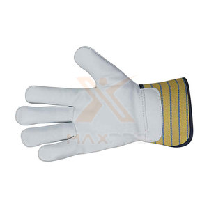 Breathable Durable Leather Made High Quality <b>Fire</b> Proof Anti-Slip Water Proof Customizable Working Gloves Cheap Price - Product Image 2