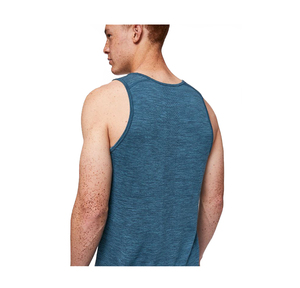 Débardeur de sport pas cher, logo personnalisable, extensible, respirant, séchage rapide, 100% polyester, débardeur de musculation, débardeur côtelé pour homme - Product Image 2