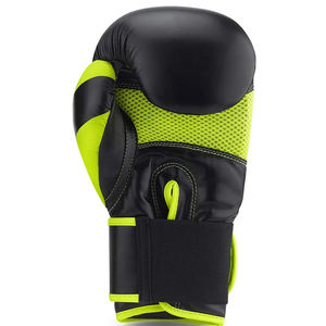 Nuevo diseño de color personalizado de alta calidad de cuero PU de los hombres de guantes de boxeo Venta de Material personalizado Guantes de boxeo deportivos - Product Image 3