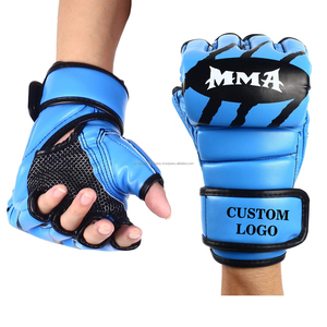 Gants MMA en cuir de vachette véritable de haute qualité pour Muay Thai sac de sable UFC boxe - Product Image 1