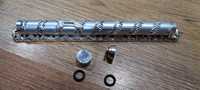 Mezuzah artisanale en argent, Mezuzah de Jérusalem peinte en argent antique, étui à mezuzah en argent, vente flash, mezuzah en argent de haute qualité