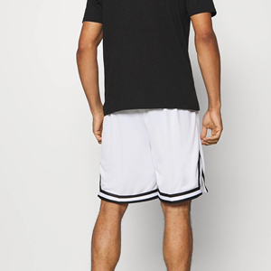 Wholesale High-quality Streetwear Men's Sports Shorts Quick Dry Zipper Pocket Striped Mesh Shorts Plain Blank Men's Shorts - Product Image 6