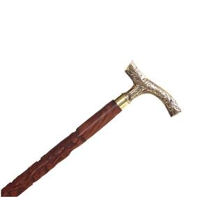 Wooden <b>Walking</b> <b>Stick</b> Handmade Canes Brass Handle Antique Decorative Canes for <b>Men</b> Women - Product Image 1