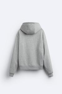 Conjunto Deportivo Negro de Dos Piezas, Personalizable con Logotipo Bordado, Sudadera con Capucha y Pantalones de Felpa Francesa para Hombre - Product Image 6