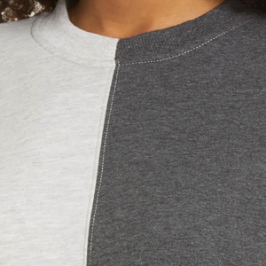 Sweatshirts à capuche oversize pour femmes, pulls en molleton à col rond, tenues tendance, sweat-shirt pour femmes, logo personnalisé - Product Image 4