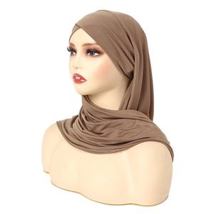 Pañuelo Suave de Poliéster con Pedrería, Rectangular, Hijab, Pañuelo para la Cabeza, Chal, Gorro - Product Image 3