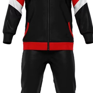 Ensemble de survêtement décontracté pour homme, veste et pantalon, ensemble 2 pièces, bloc de couleur, survêtement de sport pour homme - Product Image 5