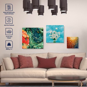 Qualité professionnelle 8x8 pouces artiste toile conseil nouvelle Signature étiré cadre blanc pour peintres - Product Image 2