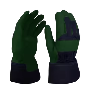 Guantes industriales de cuero de grano de cabra de tamaño XL, tela de algodón de calidad superior, guantes de trabajo resistentes al calor y al frío - Product Image 6