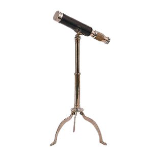 Jumelles en laiton antique de bonne qualité décoration étui en cuir télescope décor maison avec jumelles Vintage Marine victorienne - Product Image 5