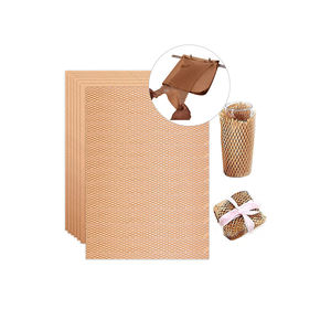 Feuilles d'emballage en papier nid d'abeille, papier kraft et papier cadeau nid d'abeille avec logo disponible au meilleur prix - Product Image 4