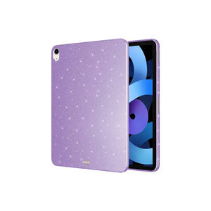 Coque arrière de protection Netzy 2025 pour iPad Air 11, design folio M3, couleur lilas scintillant, avec TPU, acrylique, PU et coton brillant - Product Image 6