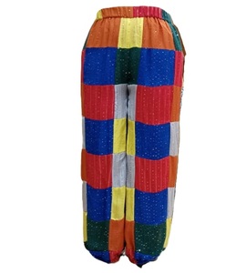 กางเกงสเวตเตอร์เย็บปะต่อยูนิเซ็กส์ทันสมัยผ้าทอมือผ้าแห้งเร็วผ้าคอตตอนมีซับในเอวยางยืดสไตล์สตรีทแวร์ - Product Image 1