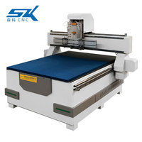 Máquina de Corte de Vidrio CNC de Doble Cabezal de Alta Precisión Senke con Motor, Caja de Engranajes, Bomba y Cortador de Diamante