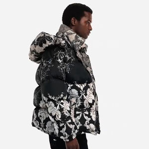 Printed Sublimation Puffer <b>Jacket</b> For Men, Custom Logo OEM Supplier Best Seller Product Breathable Winter Wear <b>Quilted</b> <b>Jackets</b> - Product Image 6