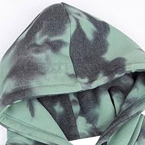 2024 sudaderas con capucha de talla grande Tie Dye para hombre invierno patrón sólido con capucha precio al por mayor hecho Pakistán poliéster/Material de algodón - Product Image 6