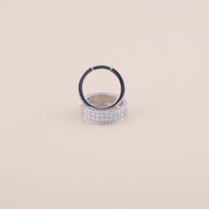 Pendientes de Aro con Doble Hilera de Diamantes Cultivados en Laboratorio con Certificación IGI, Oro Amarillo/Blanco y Rosa de 18K, Pendientes de Aro Huggie para Mujer - Product Image 5