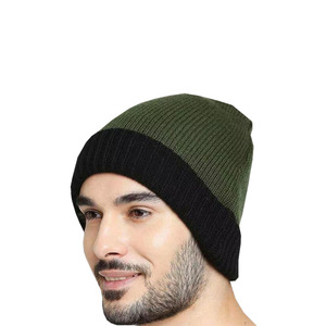 High Quality Windproof Quick Dry Beanie <b>Caps</b> For Adult Two Color Casual Wear Outdoor <b>Plain</b> Classic Warm Winter Hats - Product Image 1