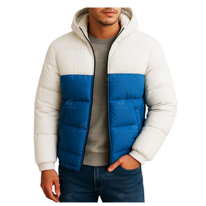 Ropa de moda de estilo callejero de alto rendimiento para hombre, chaqueta acolchada con logotipo personalizado, ropa para exteriores, ropa de moda acolchada con burbujas, Invierno - Product Image 1