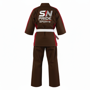 Uniforme de Karate Unisex de Primera Calidad, 100% Algodón, Material Duradero, Mangas Largas, Personalizable, Ligero, con el Mejor Diseño - Product Image 4