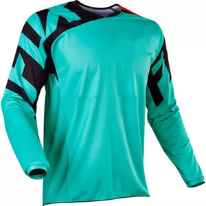 Material de poliéster Mejor diseño Moto Motocross Mangas completas Jersey Alta calidad 100% Poliéster Custom Motocross Jersey - Product Image 1