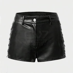 Meilleures ventes de shorts en cuir pour hommes de haute qualité Vêtements d'entraînement Utilisation décontractée Offre Spéciale shorts en cuir pour hommes à vendre - Product Image 6