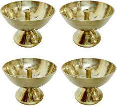 Artesanías religiosas indias, accesorios decorativos Diya profundos de latón, Diwali de Metal de buena calidad y boda a un precio razonable - Product Image 4
