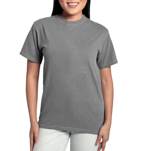 T-shirts pour femmes, nouveau design, tendance, haute qualité, coupe ajustée, tissu en soie/coton Dobby anti-rides, marque MOMO, produits d'exportation - Product Image 1