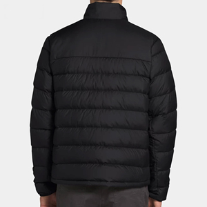 OEM ODM al por mayor logotipo personalizado 2025 moda Patchwork capucha hombre invierno al aire libre cortavientos acolchado Puffer chaquetas para hombres - Product Image 5