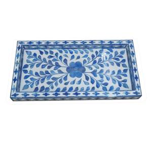 Meilleur plateau de service en os pour les hôtels et restaurants de cuisine Plateaux en résine et nacre MDF Décoration intérieure par Crescent Crafts - Product Image 2